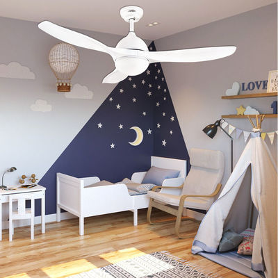 48 Inch Modern Indoor Ceiling Fan With 3 CLR Brightness LED Light