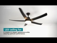 38W fan de techo grande silenciosa del volumen de aire de 56 pulgadas con la opción ligera de 5 velocidades