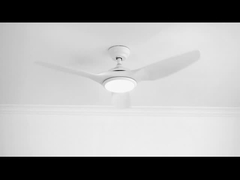 3 viento natural plástico de la fan de techo del motor de las cuchillas DCF FS52920 DC del ABS