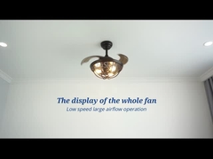 Los CB retractables ETL del CE ROHS SAA del CCC de la luz de la fan de techo del OEM 42inch aprobaron