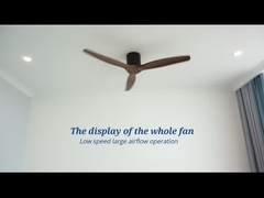 fan de techo de la decoración del hogar de 220V 60w con el motor de CA teledirigido