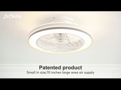 Dimmable llevó la fan de techo con el dormitorio remoto del perfil bajo de la opción 6-Speed