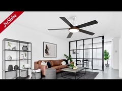 Luz de ventilador de techo con motor DC de 6 velocidades de control remoto Casilla blanca