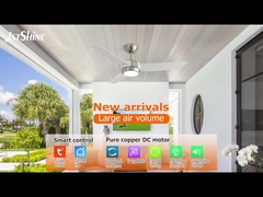 3 cuchillas ventilador de techo con motor DC ligero de 6 velocidades Elección estilo moderno