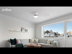 Ventilador de techo de montaje de descarga con cuchillas ABS Control inteligente del motor DC para sala de estar