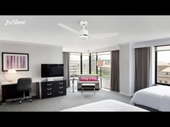 Ventilador de techo de corriente continua con palas de plástico de control remoto de alta velocidad