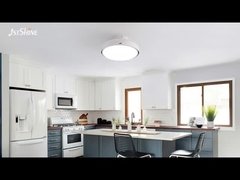 Ventilador de techo sin aspas de 18 pulgadas con luz – Motor CC, diseño de perfil bajo para dormitorios