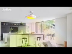 42 pulgadas de ventilador de techo retráctil inteligente con iluminación ambiental