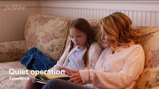 Ventilador de techo blanco moderno con motor de CC silencioso y luz LED