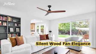 Ventilador de techo de madera 1stshine silencioso