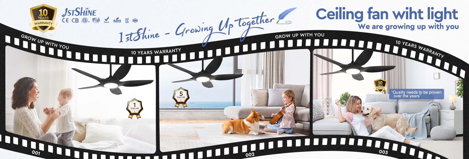 Calidad Fan de techo remota del LED Fábrica