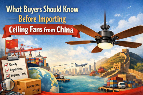 Últimas noticias de la empresa sobre Lo que los compradores deben saber antes de importar ventiladores de techo de China