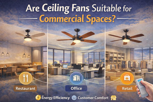 Último blog de la compañía ¿Son los ventiladores de techo adecuados para espacios comerciales?