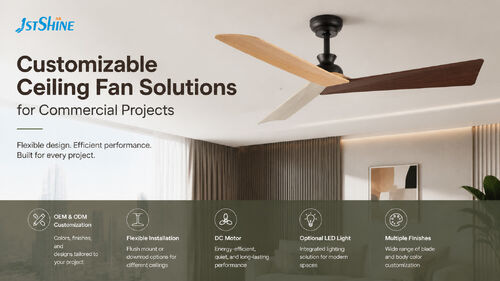 Últimas noticias de la empresa sobre Soluciones de ventiladores de techo personalizables para proyectos comerciales
