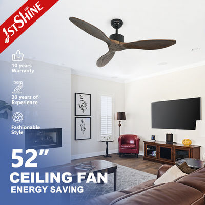 Buen precio 52 fan de techo de madera decorativa teledirigida de la velocidad de la pulgada 5 para el dormitorio en línea