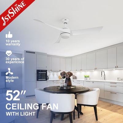 Buen precio Cuchillas de plástico 3 colores LED ventilador de techo apagable con control remoto 38W 230V / 50HZ en línea