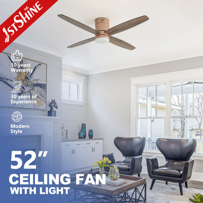 Buen precio ventilador de techo inteligente con motor de corriente continua silencioso montado a alta velocidad en línea