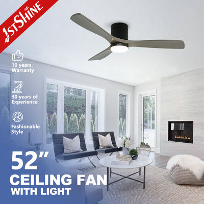 Buen precio Ventilador de techo decorativo de bajo ruido con montaje empotrado y espacio de ahorro de 35 W con luz LED en línea