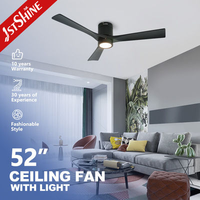 Buen precio Fan de techo rasante decorativa baja del soporte del perfil 52inch con la luz del LED en línea