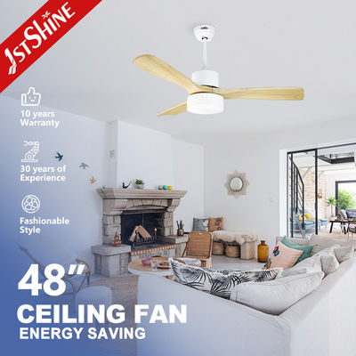 Buen precio Fan de techo de madera sólida de Dimmable LED con la opción ligera de 3 velocidades en línea