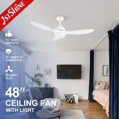 Buen precio Fan de techo interior moderna de 48 pulgadas con la luz del brillo LED de 3 CLR en línea