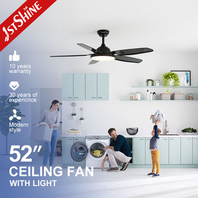 Buen precio Ventilador de techo negro con luz y control remoto ABS blade bajo ruido en línea