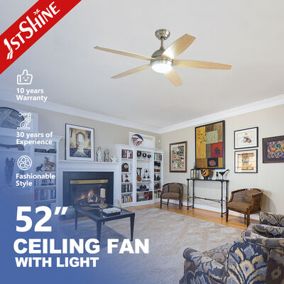 Buen precio 52-inch Modern Ceiling Fan with Silent DC Motor and Reversible Airflow - LED Light and Remote Control en línea